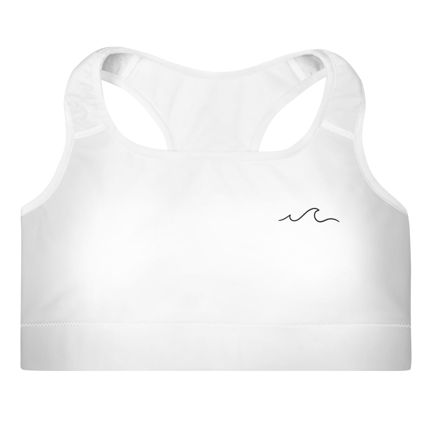 White Sports Bra