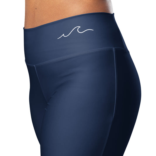 Navy Flare leggings