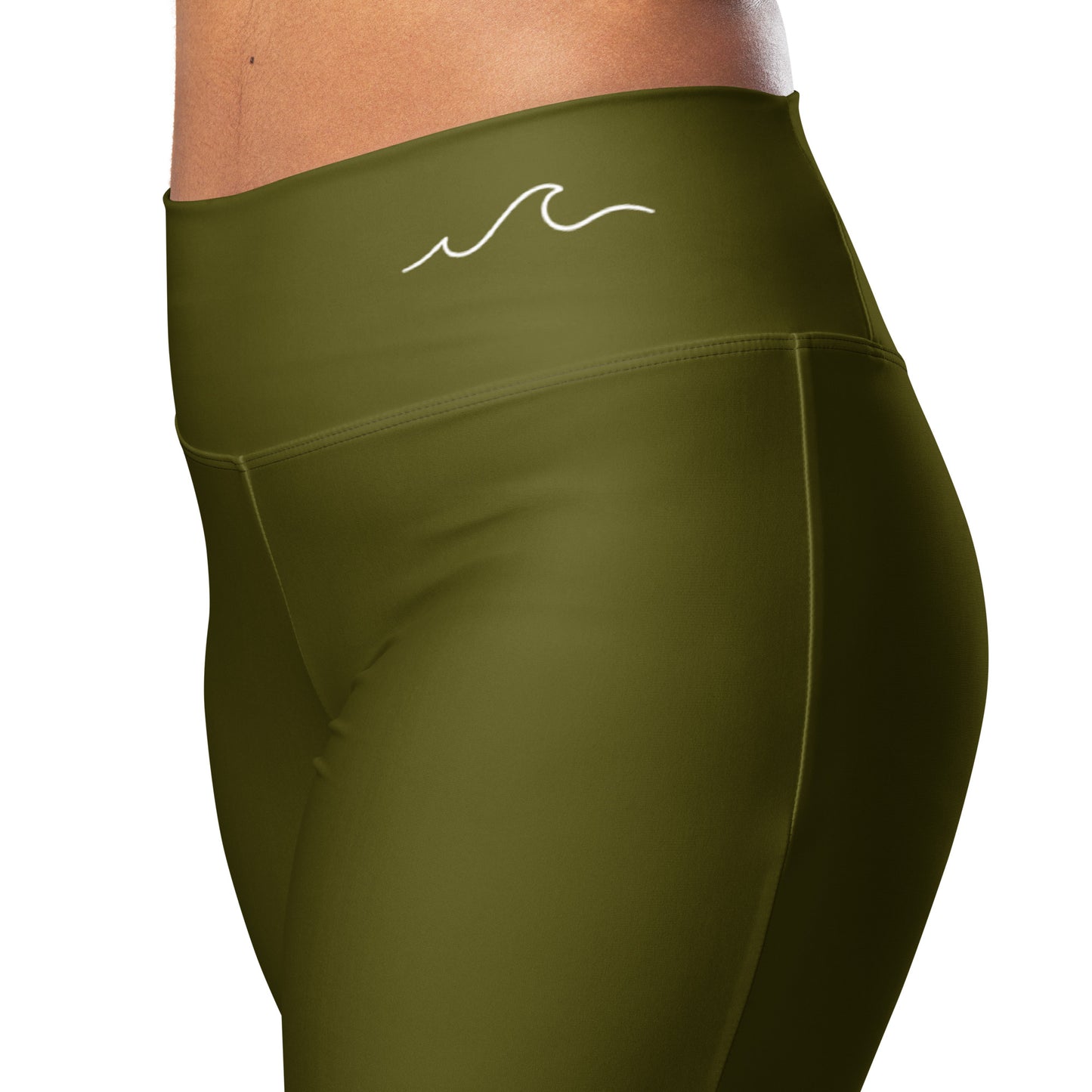 Olive Flare leggings