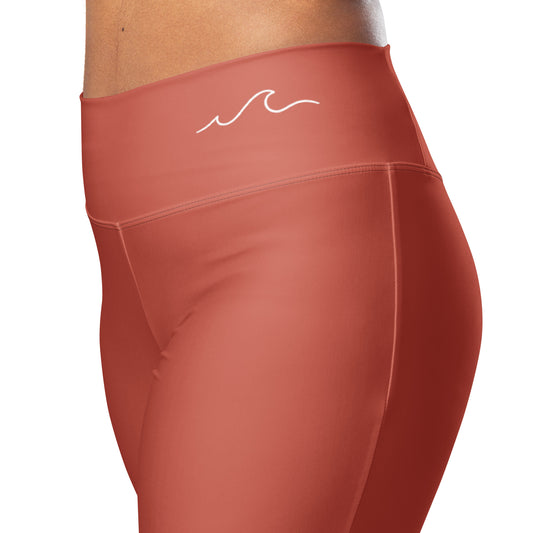 Terracotta Flare leggings