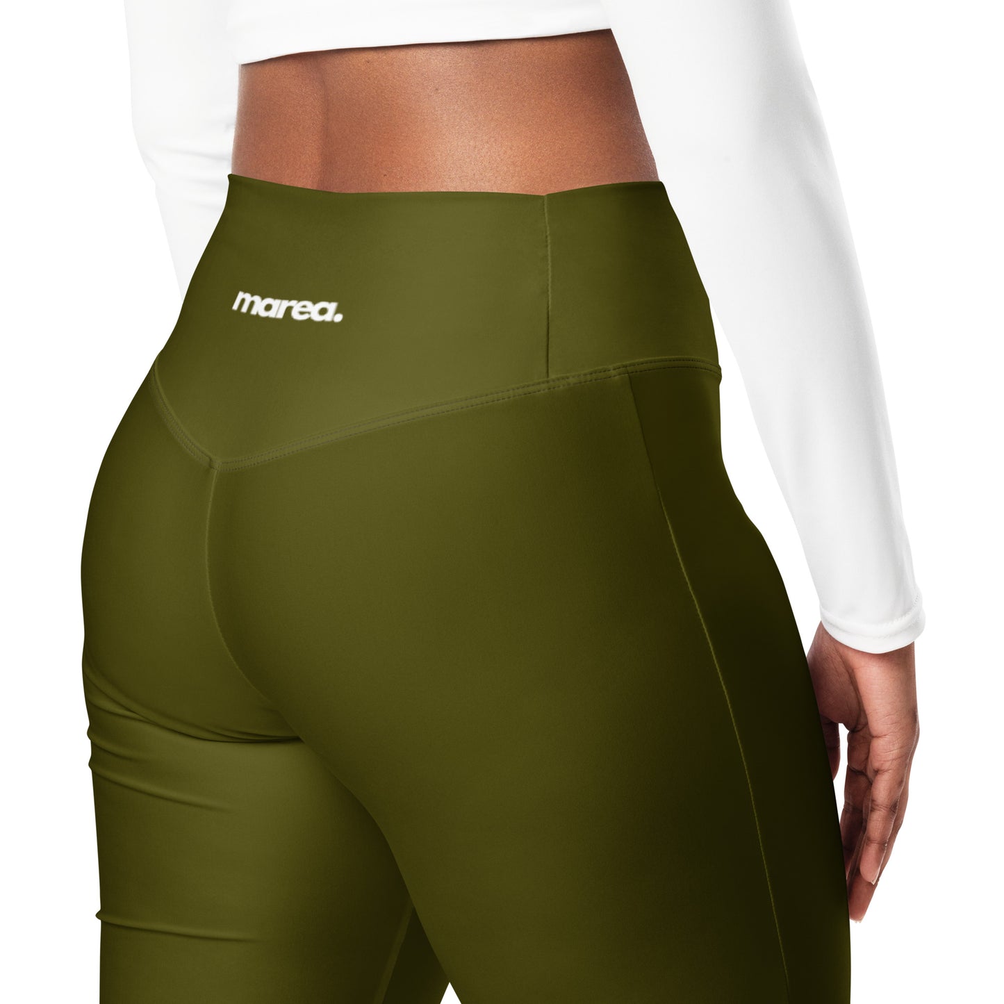 Olive Flare leggings