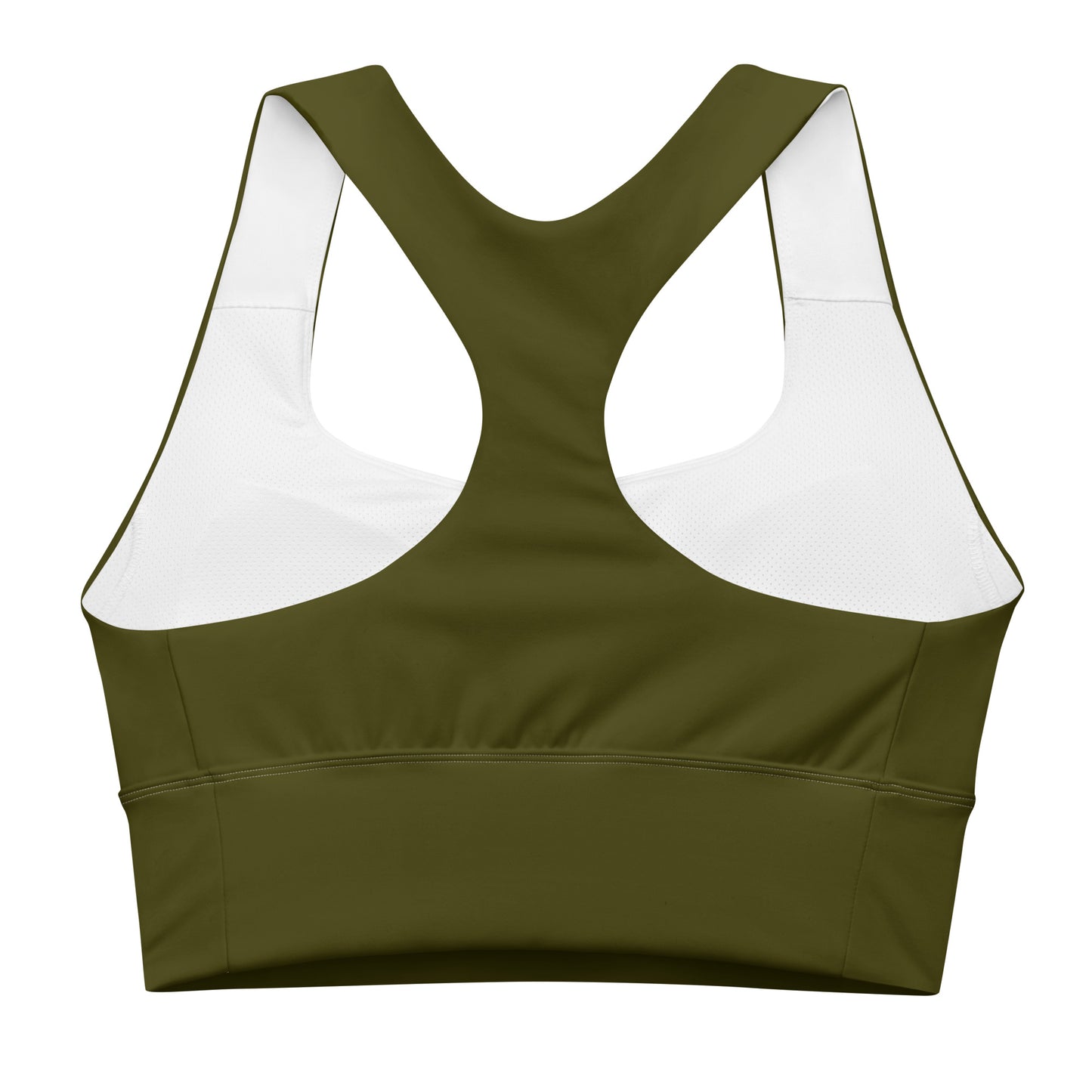 Olive Longline sports bra