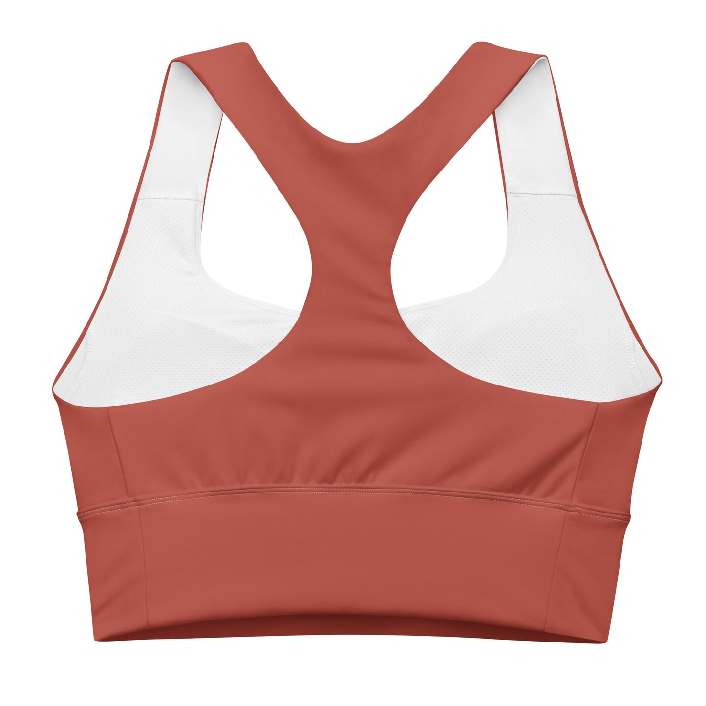 Terracotta Longline sports bra