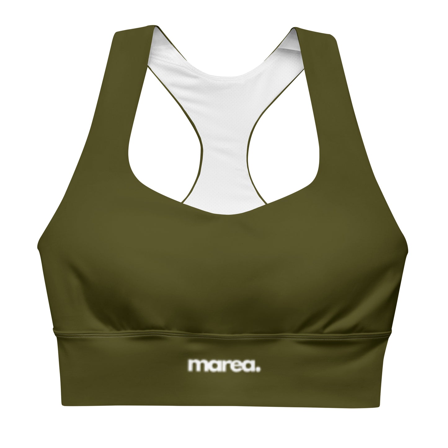 Olive Longline sports bra