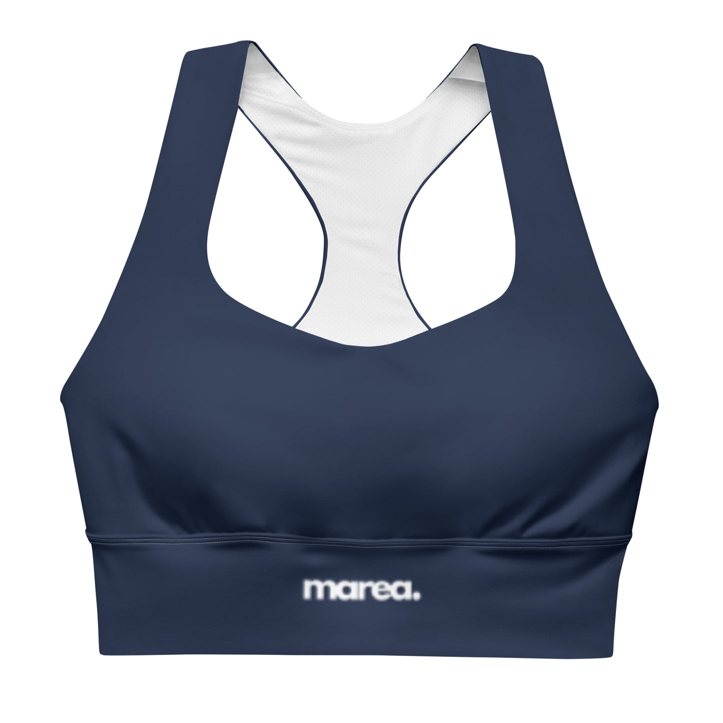 Navy Longline sports bra