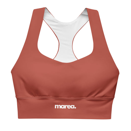 Terracotta Longline sports bra